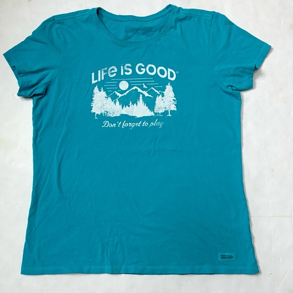 Life is Good Crusher Lite 'Don't Forget To Play' Tee - Picture 2 of 12